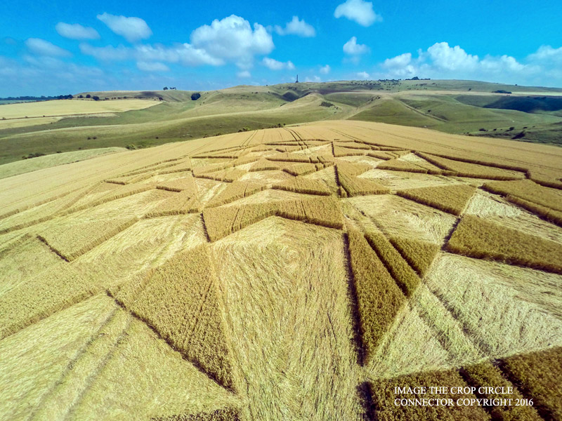 Crop Circles 2016 ~ Ranscomb Bottom, nr  Calstone Wellingotn. Wiltshire G0075840bbb