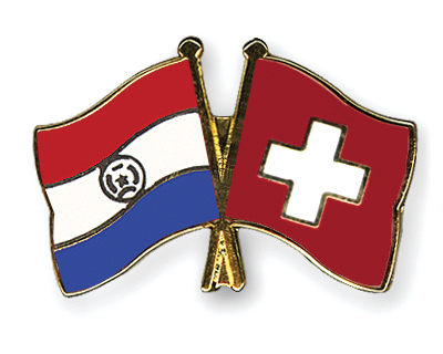 Embassy of Switzerland Flag-Pins-Paraguay-Switzerland