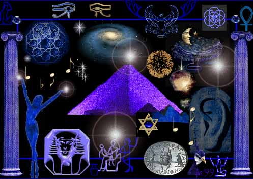 The 12 Pyramids Of Thoth Pyrpurplecollage