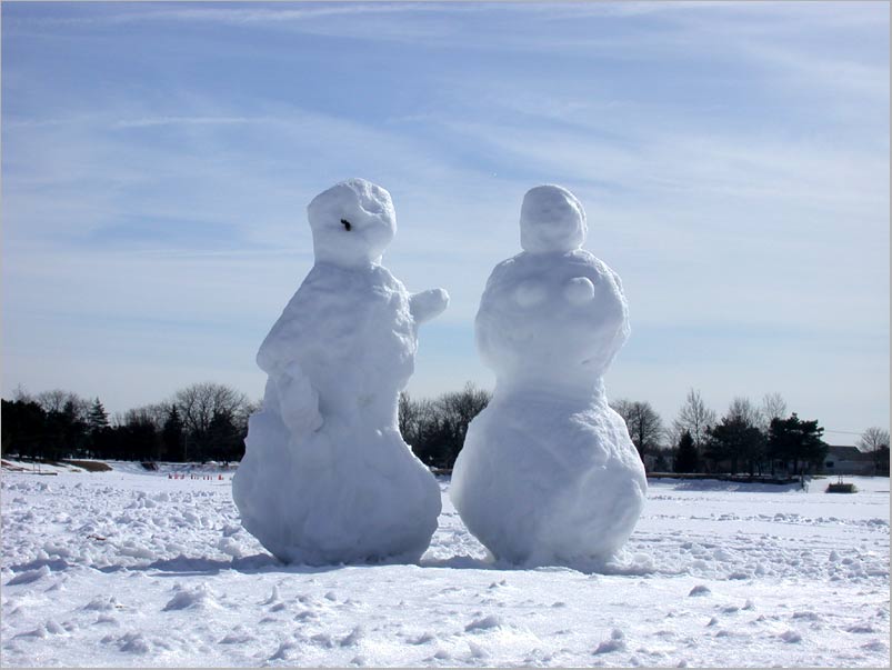 تخيل الي قبلك نايم كيف تصحيه Snow-figures