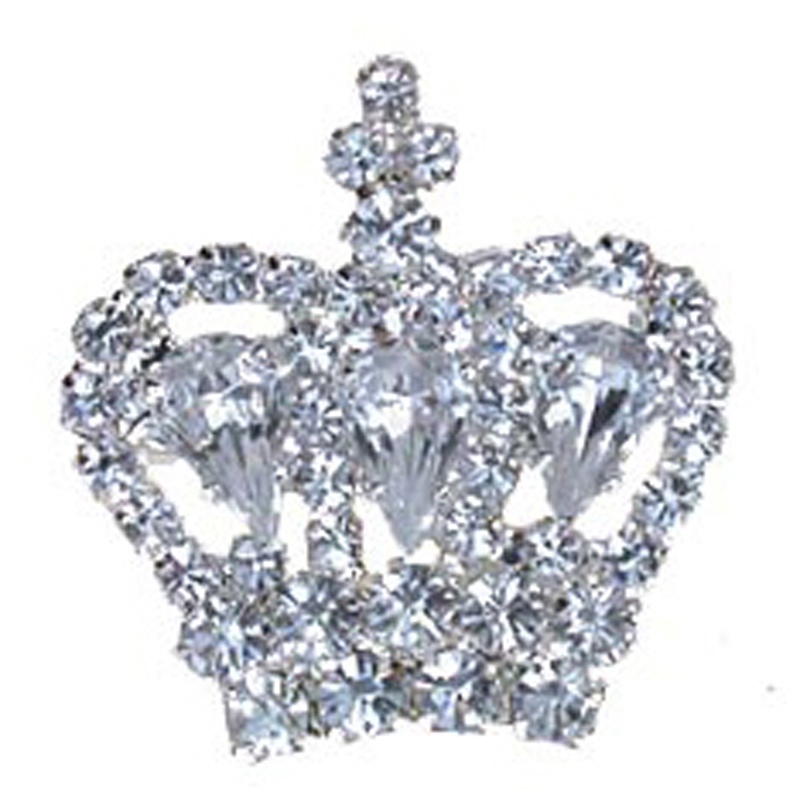 تيجان ملكية  امبراطورية فاخرة -Diamond--Crown-Silver-Toned-brooch33
