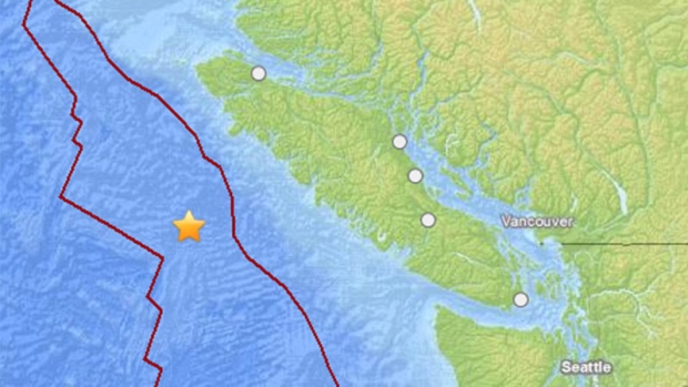 Eartquake Reports: 3 reports from Guatamala,Vancouver Island and California Image