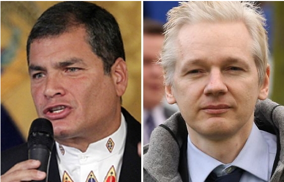 Julian Assange Rafael-correa-julian-assange