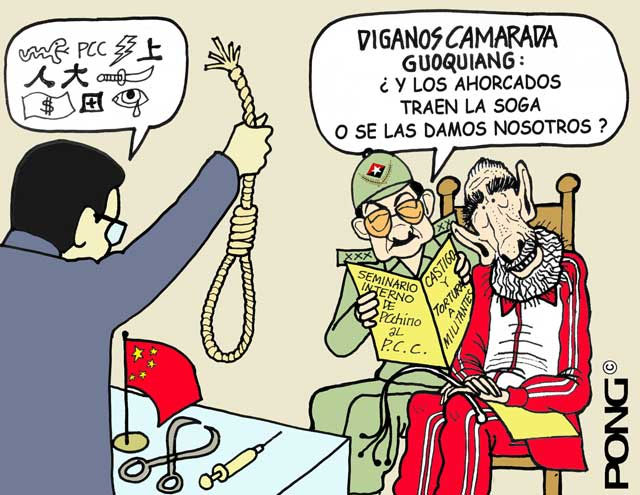 CARICATURAS DEL VIEJO DICTADOR Y SU CAMARILLA DE LACAYOS 1-1-A-CHINO-RAUL-A-1