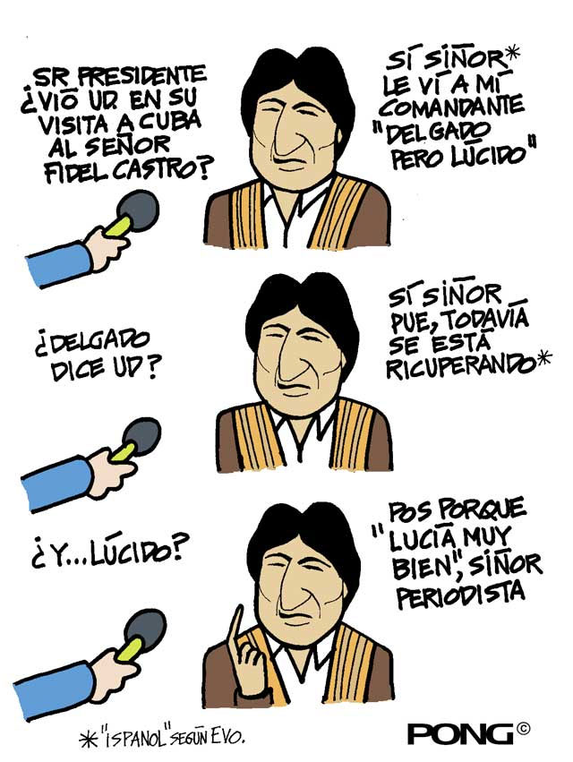 CARICATURAS DEL VIEJO DICTADOR Y SU CAMARILLA DE LACAYOS 4