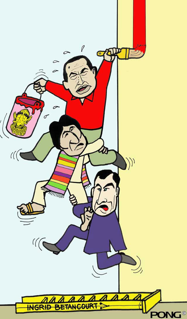 CARICATURAS - CASTRO-CHAVISMO 1-1-A-BROCHA-CHAVEZ-1