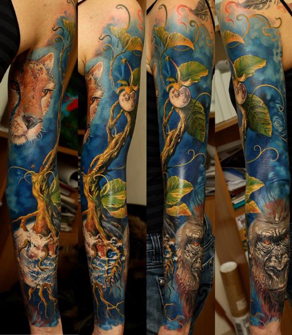 Cuando el tatuaje se convierte en arte...(Grandes tatuadores) - Página 15 34-full-sleeve-tattoo