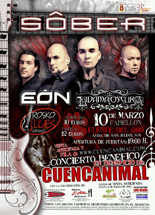 Concierto benéfico en favor de Cuencanimal Concierto