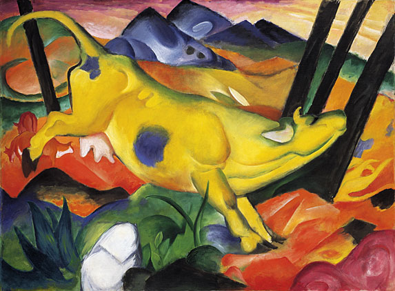 Mirelly 2h - Página 2 Franz-Marc-Yellow-Cow-1911