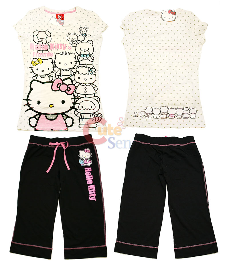 مـــــوسـوعة مـــآركــة hello kitty Sanrio-Hello-Kitty-PJ-Pajama-Top-Pants-Set-Sleepwear-1