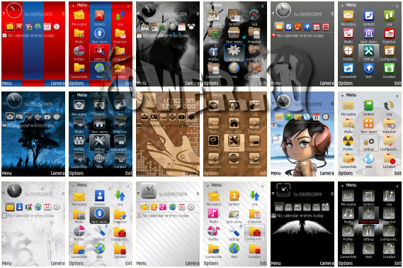 تحميل مباشر ثيمات روعة Nokia S60 Symbian 9.x Themes Pack # 1 St1