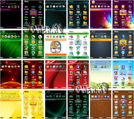 ثيمات نوكيا Nokia S60 Symbian 9.x Themes Pack # 10 St10