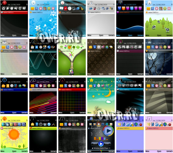 تحميل Nokia S60 Symbian 9.x Themes Pack # 20 St20