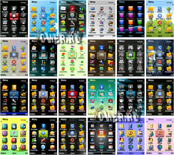 تحميل Nokia S60 Symbian 9.x Themes Pack # 20 St20a