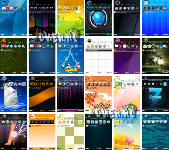 ثيمات Nokia S60 Symbian 9.x Themes Pack # 25 St25