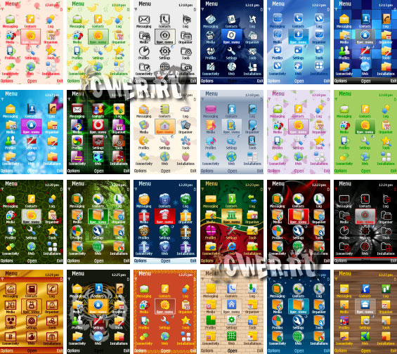 ثيمات نوكيا Nokia S60 Symbian 9.x Themes Pack # 27 St27a