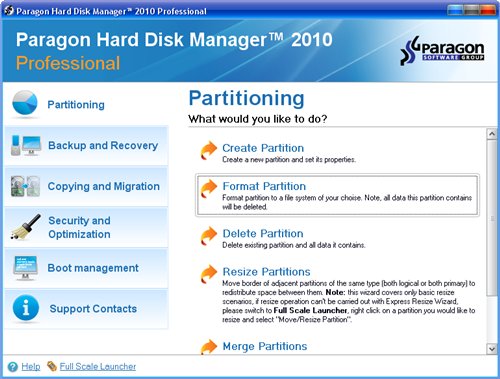 Paragon Hard Disk Manager 2010 Build 9369 Professional حصرياا تحميل  مباشر 11