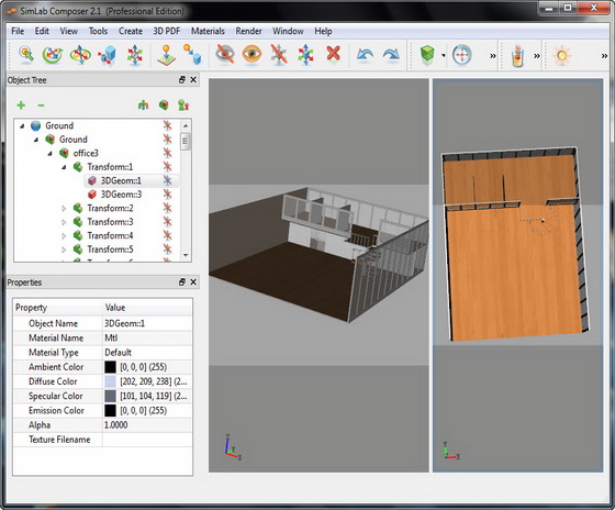 اخر اصدار من برنامج الرسم ثلاثي الابعاد SimLab Composer Professional Edition 2.1  SimLabComposer2_2