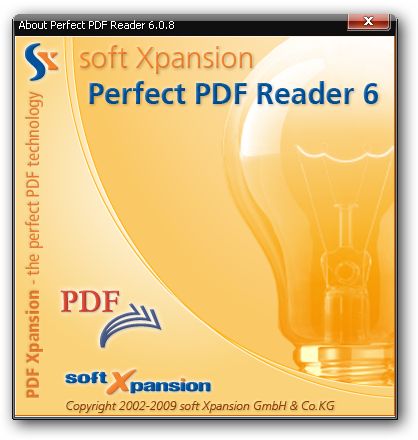 Perfect PDF Reader 6.0.8 Ppr_about