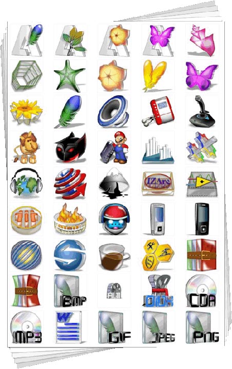 تحميل ايكونات ثلاثية الابعاد 3D Icons Pack  3DIcons2010