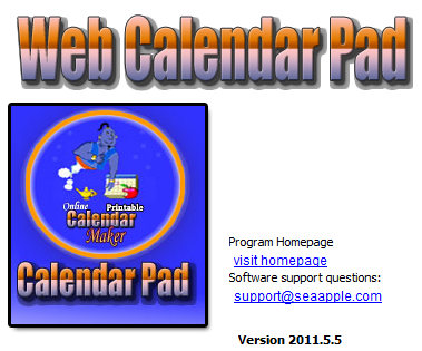 تحميل  Web Calendar Pad 2011.5.5 2011-06-18_171658
