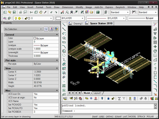 برنامج الرسم والتصميم المعماري ProgeCAD 2011 Professional 11.0.2.7 في اصداره الاحدث + كراك التفعيل علي اكثر من سيرفر مباشر  2011-07-09_124652