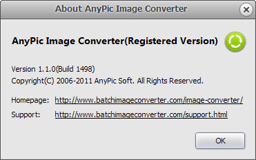 تحميل حصريا AnyPic Image Converter 1.1.0 Build 1498 (5.64 MB) 2011_08_31_113458