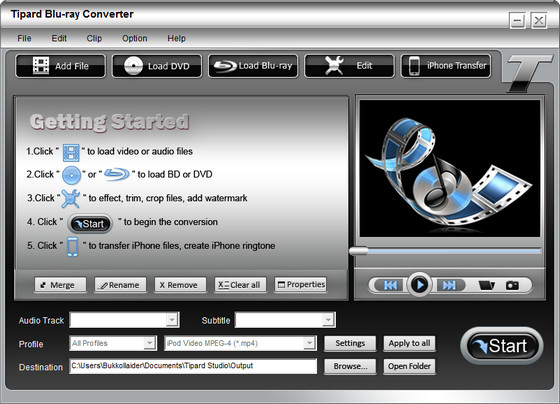 تحرير  اطوانات   ال BLUR RAY Tipard Blu-ray Converter 4.2.12 Tipard_Blu-ray_Converter_4.2.16_1