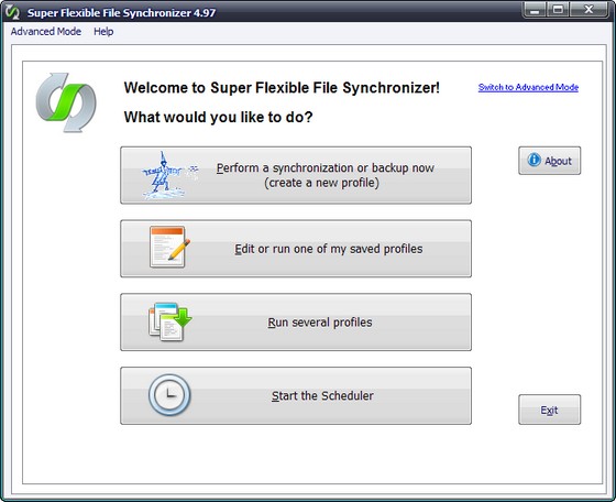 تحميل  حصريا Super Flexible File Synchronizer Pro 4.97 build 340  2010-06-26_115907