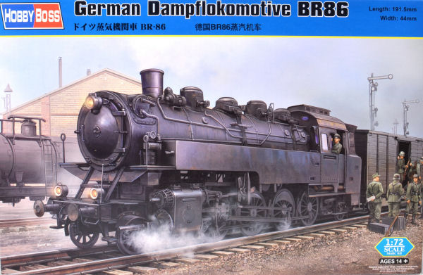 Locomotora Alemana Dampflokomotive BR86 por Hobby Boss Hb_82914_title