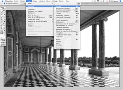 Aprendre  passer une images en noir et blanc. Retouche_2g