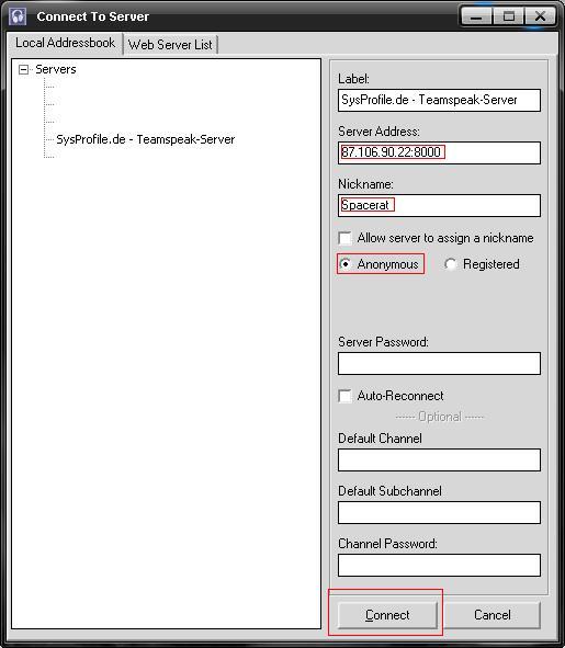 Teamspeak herunterladen und anmelden! Connect_menu__unregistered