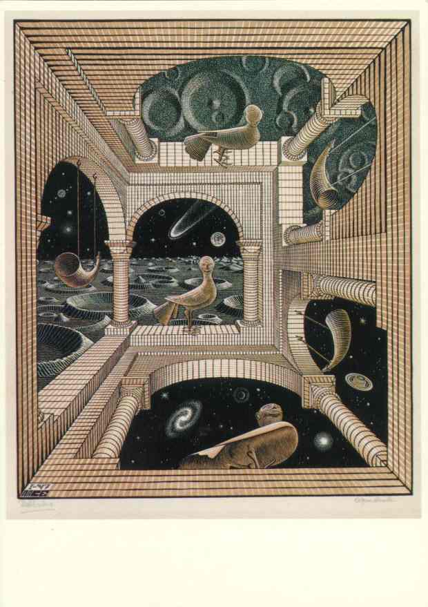 Algunas de las imagenes de las obras de Escher Another_World_III