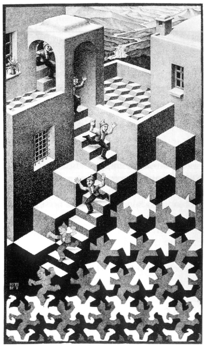 Algunas de las imagenes de las obras de Escher Monello