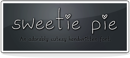 [Dụng cụ PS] Chia sẻ Font - Page 2 Sweetie_pie