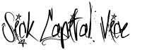 Fonts #3 Sick_capital_vice0