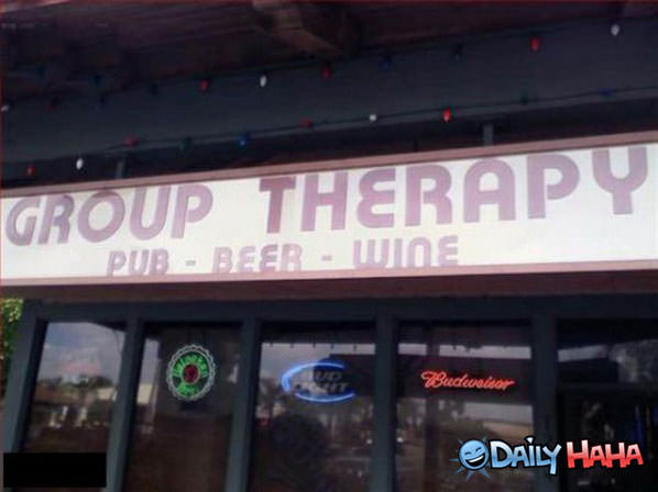 Funny Pictures Group-therapy-bar