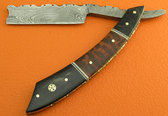 retour de THIERS Damascus-Folding-Razor-Knife-34