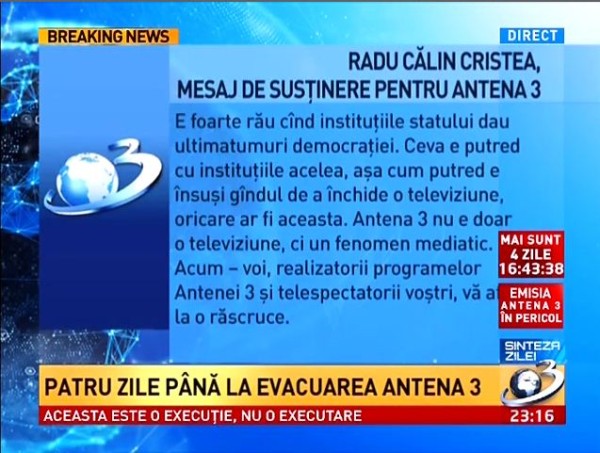 Iohannis - Deratizare la Antena3: Cum se poate umple un studio tv cu niciun jurnalist Cristea-2-600x453