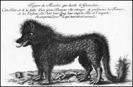 Animaux légendaires. (Yéti, Bigfoot, Chupaccabra, Etc...) - Page 6 Gevaudan_bete