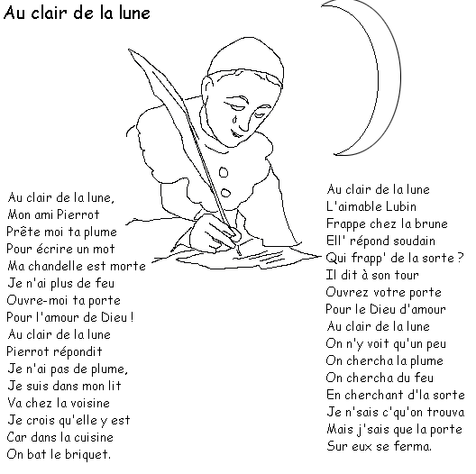 au clair de la lune Auclairdelalune