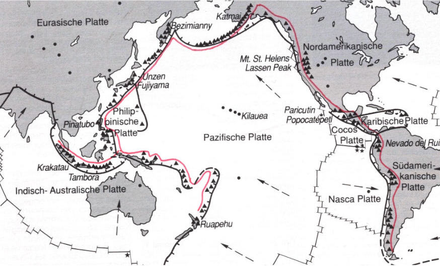 Erdbeben weltweit Pazifischer_Feuerring