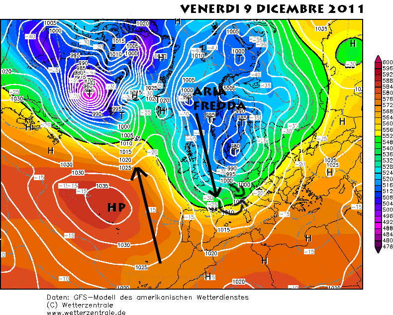 2011 - Immacolata 2011 raptus invernale? Gfs5