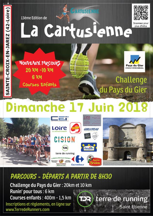 13ème édition de La Cartusienne  Dimanche 17 Juin 2018 Nouveauflyers2018