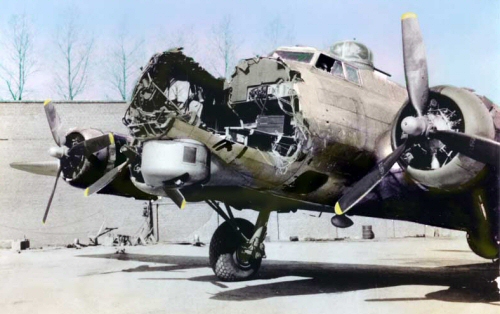 B-17 G....au sol raid du 6 mars 1944 Recall_B-17