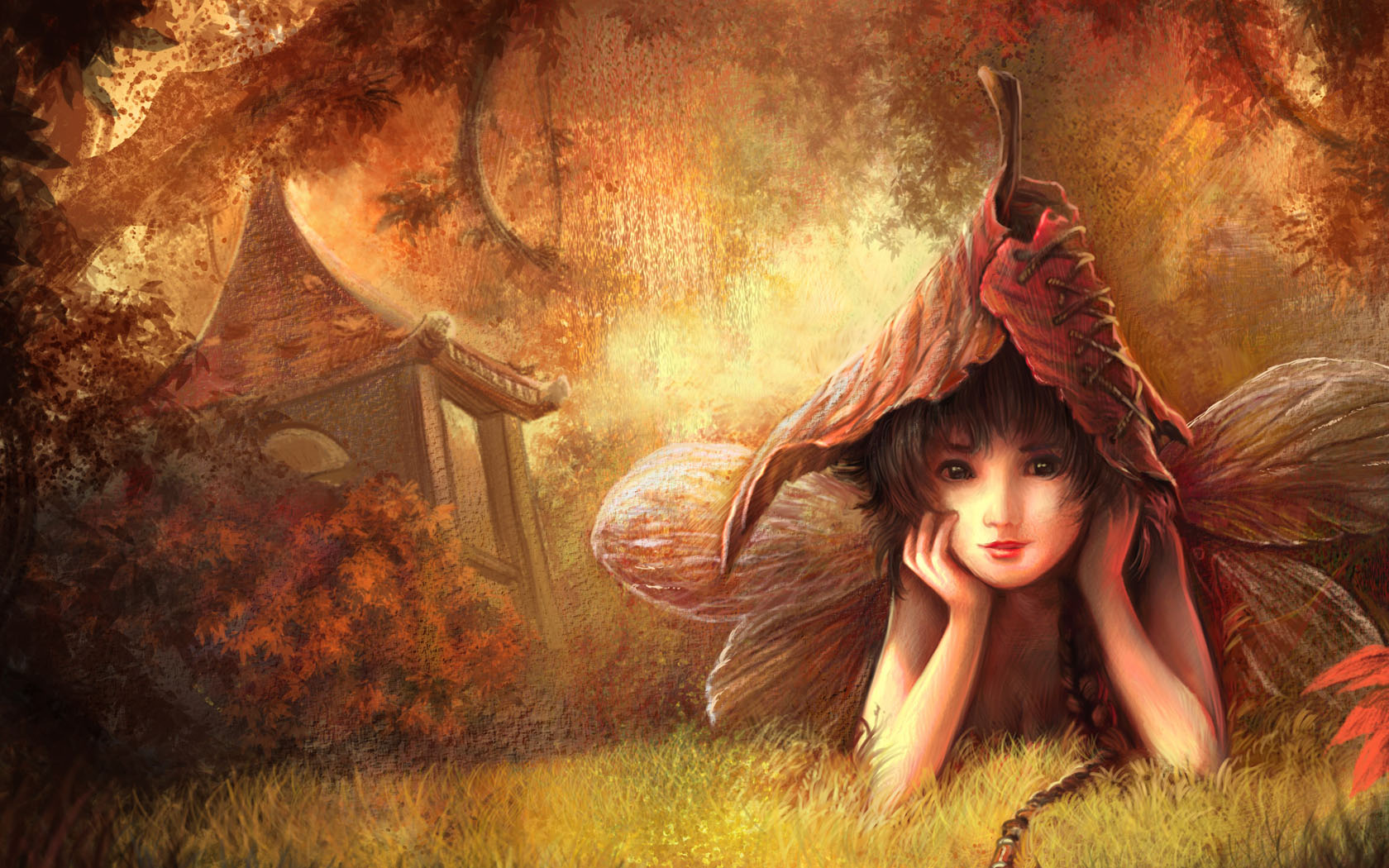 Autumn Pictures Wallpaper-fairy-pixies-fee-fantasy-revoy