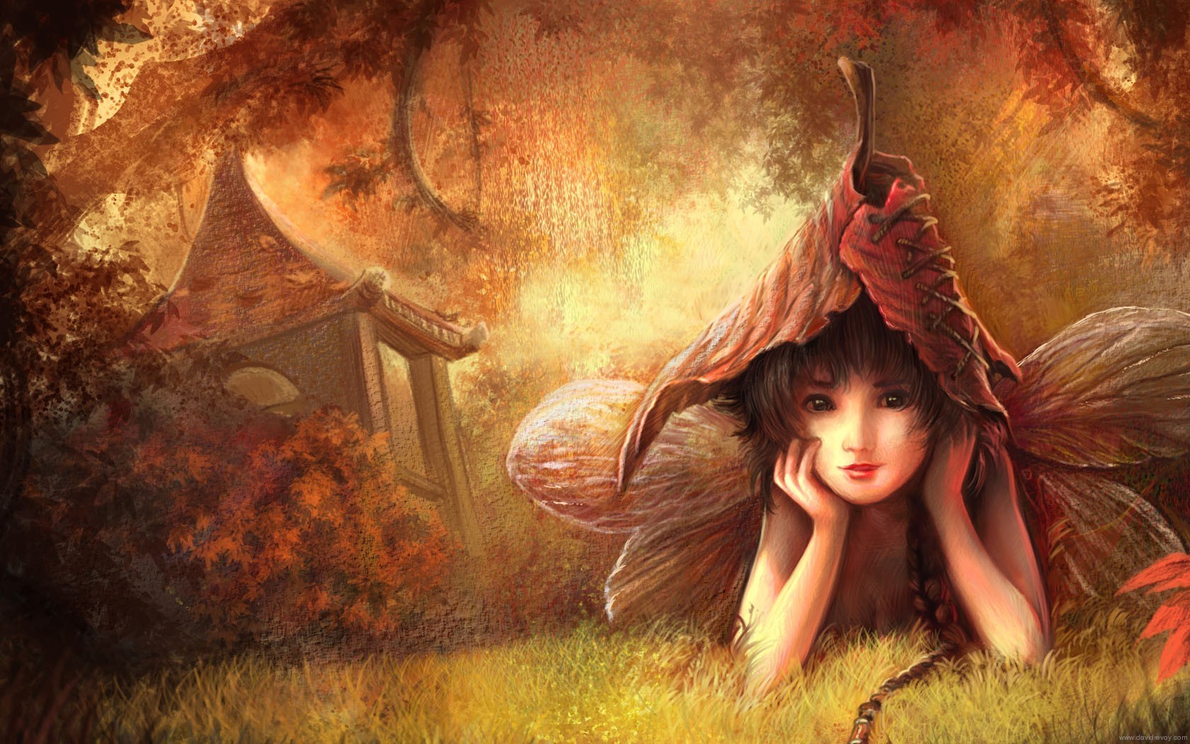 خلفيات شاشة للبنات 65 صورة عالية الجودة تجعل سطح المكتب تحفة قمة الروعة Wallpaper-fairy-pixies-fee-fantasy-revoy