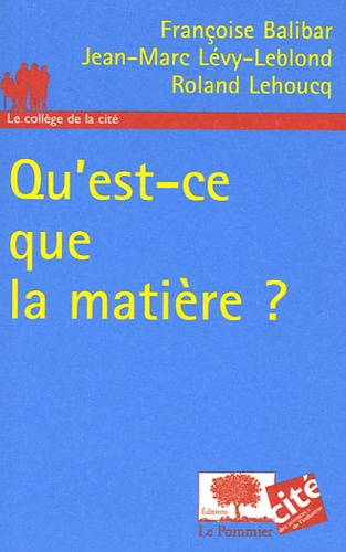 Qu'est-ce que la matière? 9782746502000FS