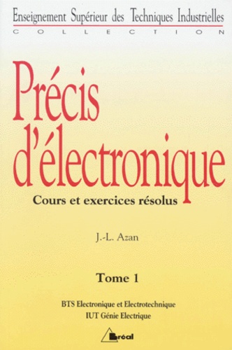 Livre : Précis d'électronique Tome1 9782853946377FS