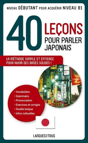 40 Leçons pour parler japonais 9782266189187FS